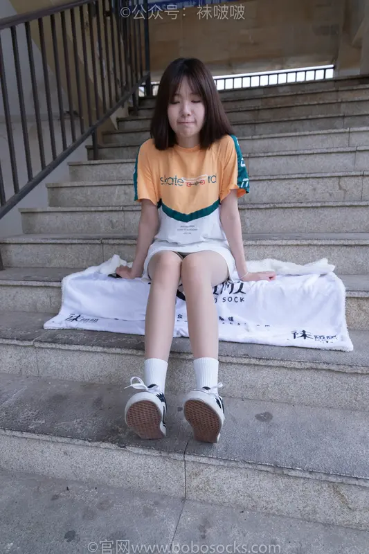 [BoBoSocks袜啵啵]NO.069 小甜豆-vans板鞋、白棉袜、肉丝 6