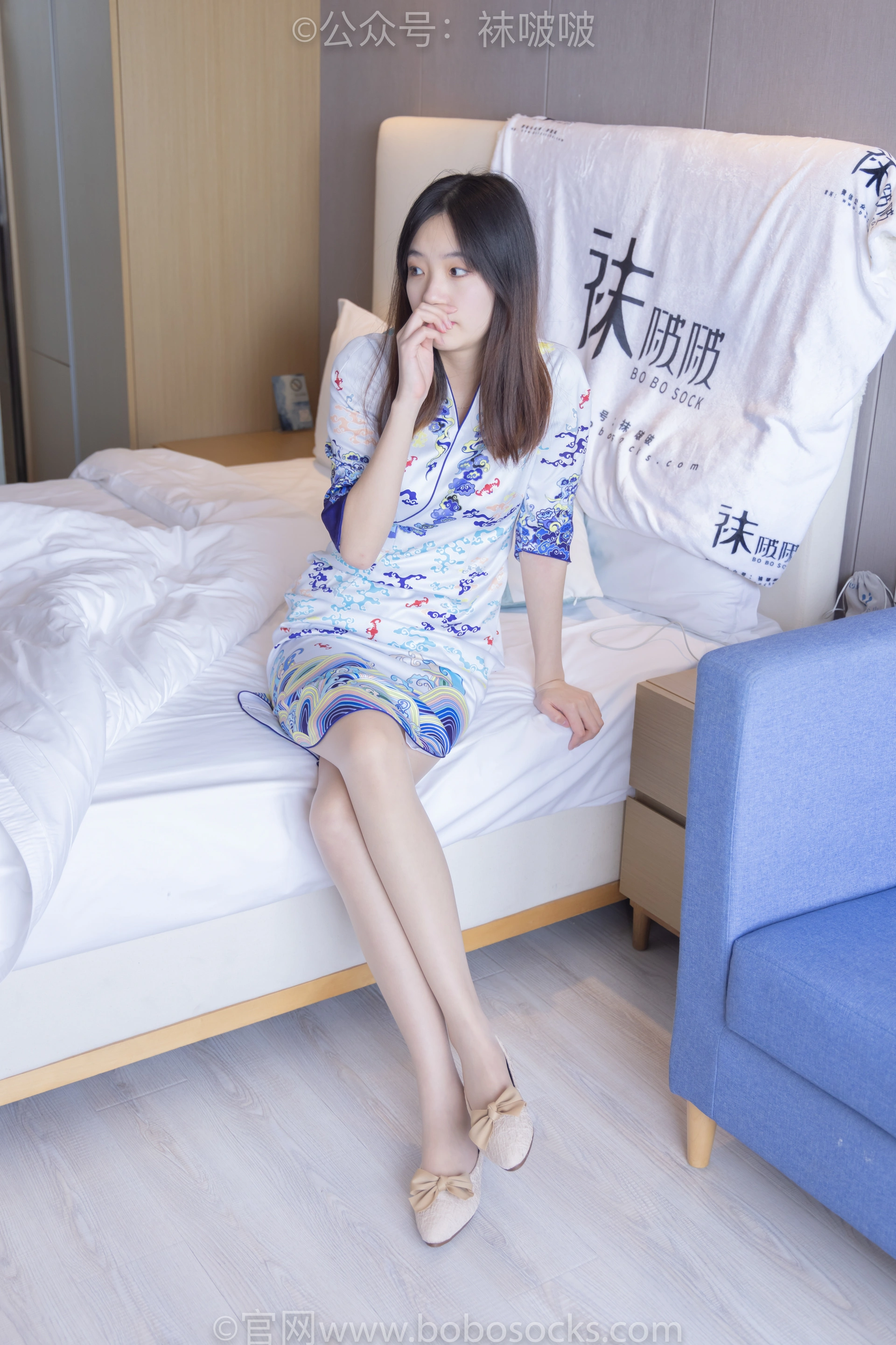 [BoBoSocks袜啵啵]NO.082 小甜豆-旗袍、皮底鞋、高跟鞋、肉丝 2