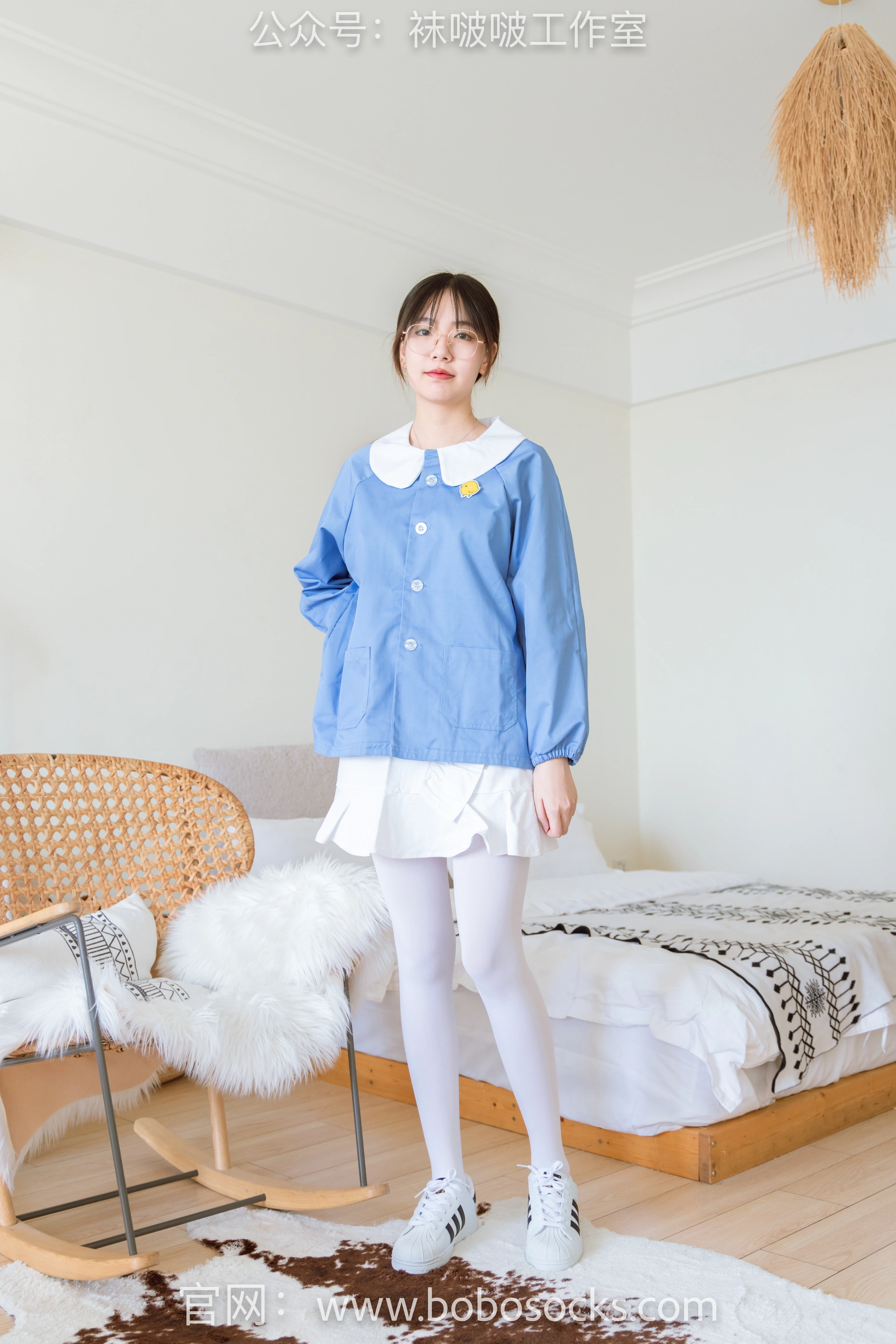 [BoBoSocks袜啵啵]NO.093 小甜豆-贝壳头、厚白丝 0