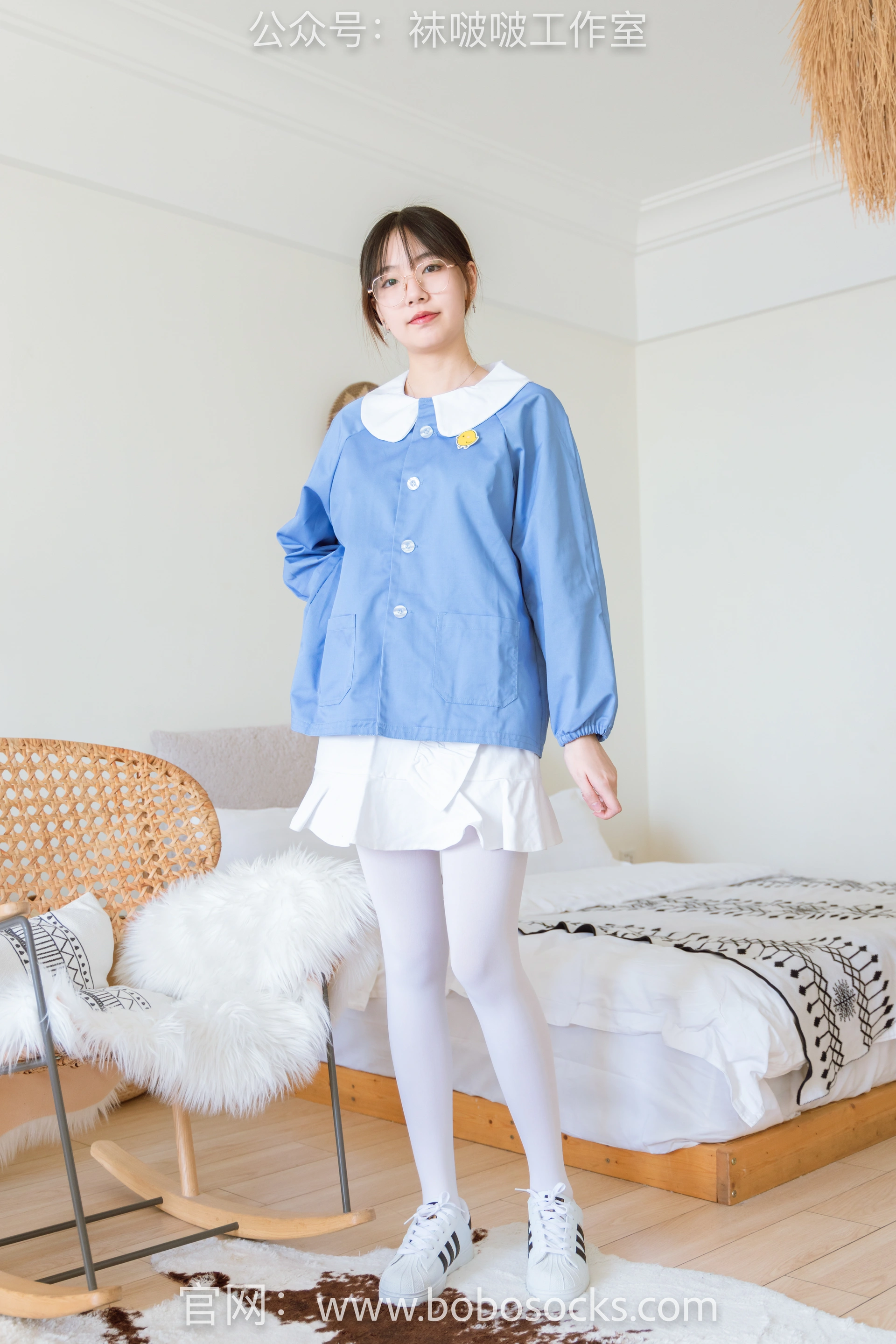 [BoBoSocks袜啵啵]NO.093 小甜豆-贝壳头、厚白丝 1