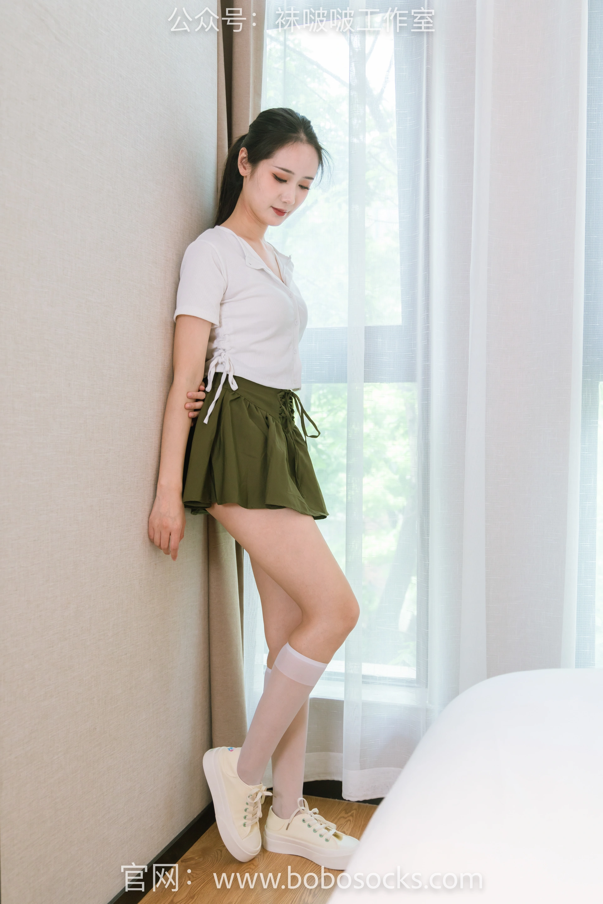 [BoBoSocks袜啵啵]NO.095 小安-板鞋、小腿丝袜 2